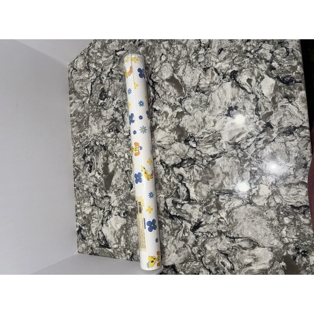 Imperial Wallcoverings Looney Tunes Tweety Blue Flowers Wallpaper Roll VTG ***